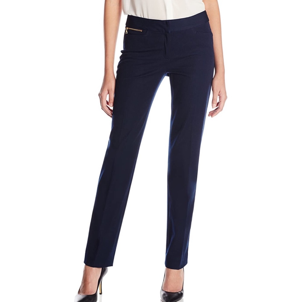 🌿50% off! Petite Jones New York Classic Dress Pant Size 6P Navy Blue